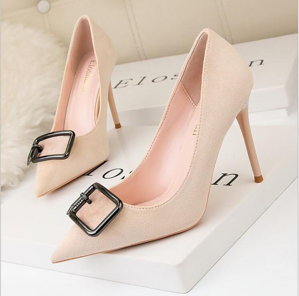 elegant metal buckle show thin women's sandals solid pointed toe fashion brand high heels women shoes zapatos mujer, Black
elegant metal buckle show thin women's sandals solid pointed toe fashion brand high heels women shoes zapatos mujer, Black