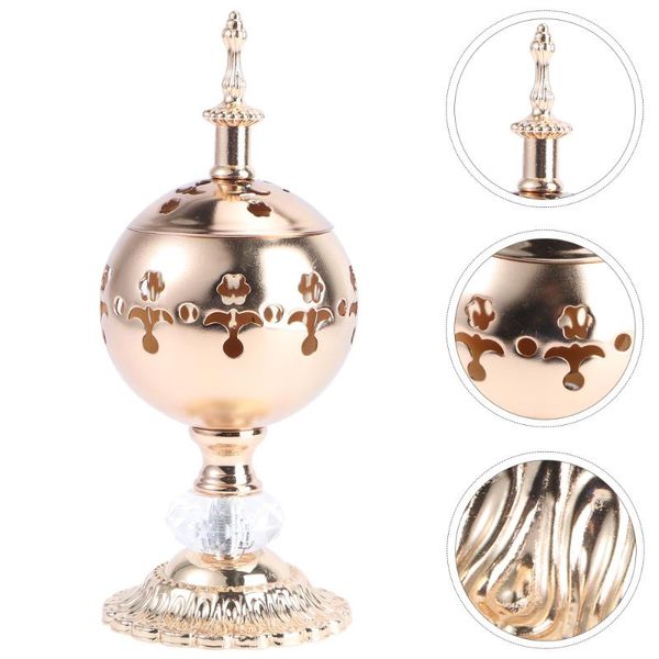 1pc delicate european incense burner aroma furnace for home decoration (golden) fragrance lamps
1pc delicate european incense burner aroma furnace for home decoration (golden) fragrance lamps