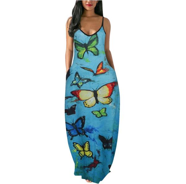 casual dresses 40# floral printed pleated dress 2021 spaghetti strap v-neck pockets high waist floor length slender woman loose, Black;gray
casual dresses 40# floral printed pleated dress 2021 spaghetti strap v-neck pockets high waist floor length slender woman loose, Black;gray