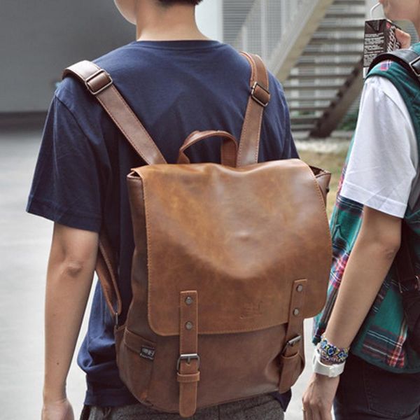 backpack selling women men pu leather school bag casual large capacity for travel mobile phone lap-b5
backpack selling women men pu leather school bag casual large capacity for travel mobile phone lap-b5