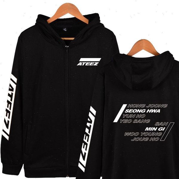 moletom kpop ateez album women sweatshirts men streetwear hip hop long sleeve hooded zipper jacket coat k pop clothes, Black
moletom kpop ateez album women sweatshirts men streetwear hip hop long sleeve hooded zipper jacket coat k pop clothes, Black