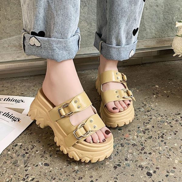 slippers women's thick-soled sandals summer 2021 student soft bottom increase lightweight sports roman beach shoes women a844, Black
slippers women's thick-soled sandals summer 2021 student soft bottom increase lightweight sports roman beach shoes women a844, Black
