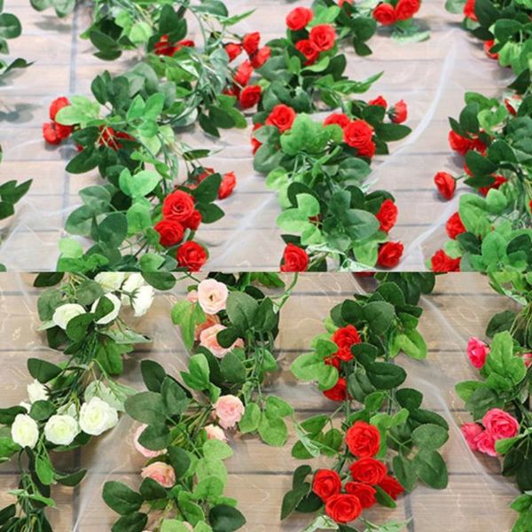 head silk roses ivy vine with green leaves for home wedding decoration fake leaf diy hanging garland artificial flowers decorative & wreaths
head silk roses ivy vine with green leaves for home wedding decoration fake leaf diy hanging garland artificial flowers decorative & wreaths