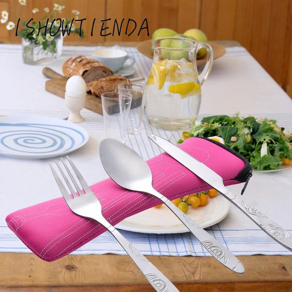 dinnerware sets 3pcs stainless steel fork spoon travel camping cutlery and set fruit forks tool
dinnerware sets 3pcs stainless steel fork spoon travel camping cutlery and set fruit forks tool