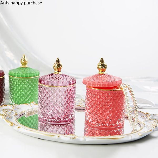 modern colored crystal glass storage jar jewelry box dresser decoration multifunctional home bottles & jars
modern colored crystal glass storage jar jewelry box dresser decoration multifunctional home bottles & jars