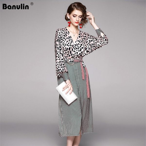 banulin runway fashion spring dress women's leopard printed lantern sleeve blet high waist elegant casual holiday dresses 210603, Black;gray
banulin runway fashion spring dress women's leopard printed lantern sleeve blet high waist elegant casual holiday dresses 210603, Black;gray