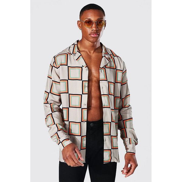 Plaid men's long-sleeved shirt high quality comfortable fit fashion retro style travel office entertainment, White;black
Plaid men's long-sleeved shirt high quality comfortable fit fashion retro style travel office entertainment, White;black