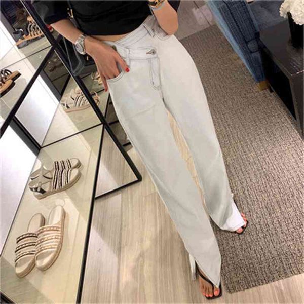 big, ny 2021 denim female korean empire jeans fashion cowboy division pants with long legs, Blue
big, ny 2021 denim female korean empire jeans fashion cowboy division pants with long legs, Blue