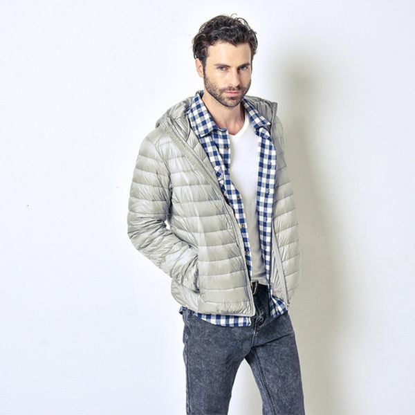 new high-end warm fashion for men feather jacket pure color boutique mens hooded down coat thin light jackets 5xl, Black
new high-end warm fashion for men feather jacket pure color boutique mens hooded down coat thin light jackets 5xl, Black