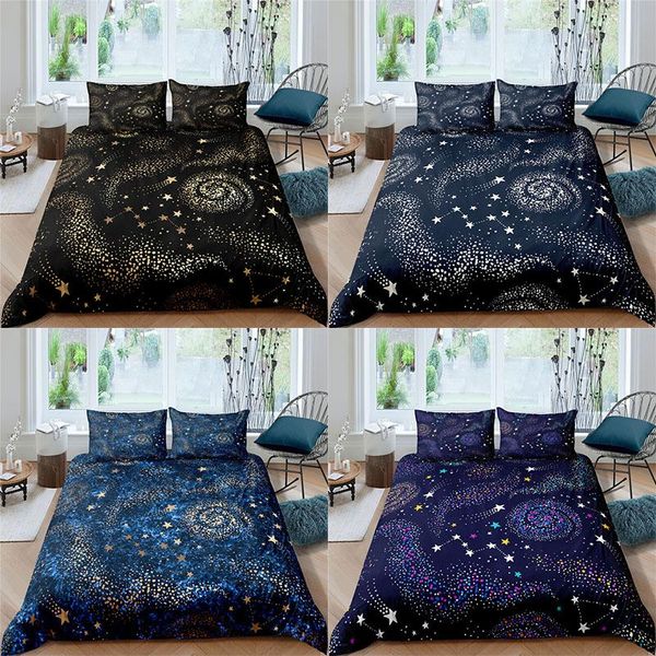 luxury 3d star printed 2/3pcs bedding set night sky pattern duvet cover pillowcase home textile and king eu/us/au size sets
luxury 3d star printed 2/3pcs bedding set night sky pattern duvet cover pillowcase home textile and king eu/us/au size sets