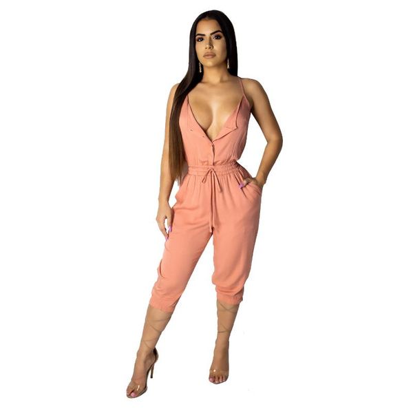 women's jumpsuits & rompers spring summer women jumpsuit bodycon playsuit bodysuit overalls plus size solid v neck strap, Black;white
women's jumpsuits & rompers spring summer women jumpsuit bodycon playsuit bodysuit overalls plus size solid v neck strap, Black;white