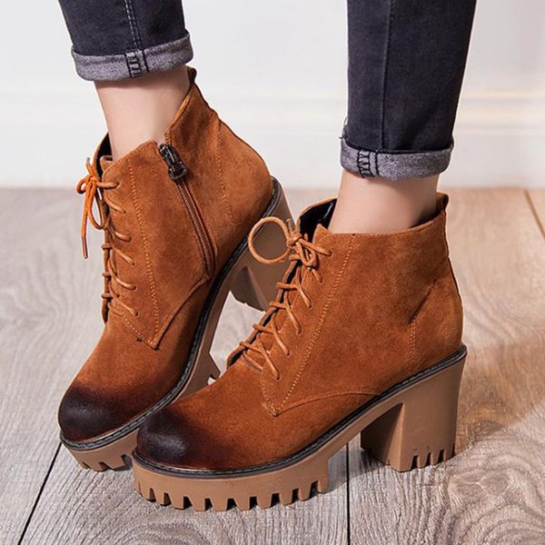 boots plus size 35-43 women ankle short boot 2021 winter shoes high heels thick platforms botas female big footwear, Black
boots plus size 35-43 women ankle short boot 2021 winter shoes high heels thick platforms botas female big footwear, Black