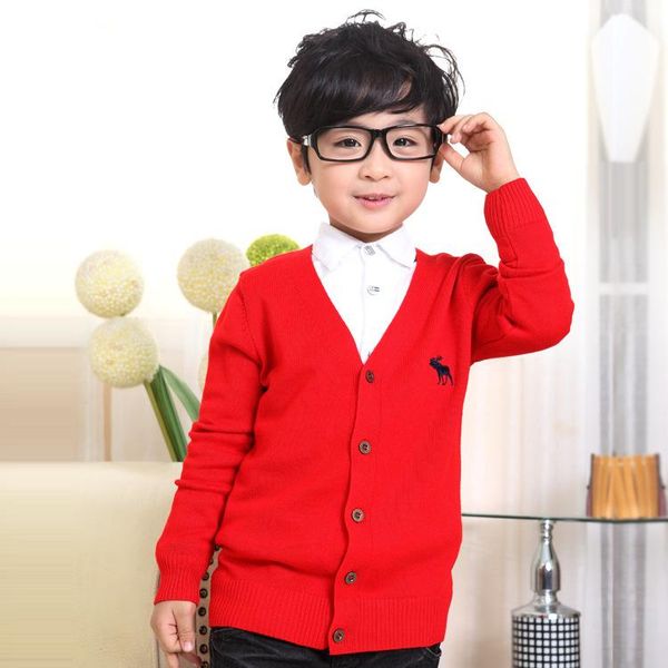 pullover spring autumn children's clothing boys and girls sweater sweaters cotton knit fawn cardigan, Blue
pullover spring autumn children's clothing boys and girls sweater sweaters cotton knit fawn cardigan, Blue