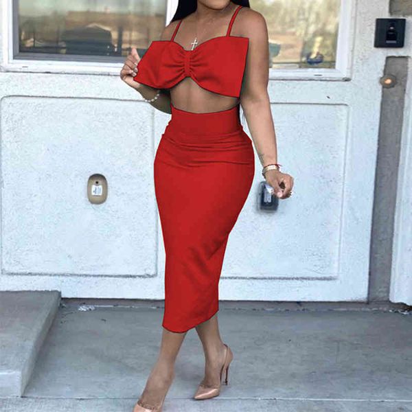 two piece elegant dress suits spaghetti strap crop & bodycon midi pencil skirt set 210521, White
two piece elegant dress suits spaghetti strap crop & bodycon midi pencil skirt set 210521, White