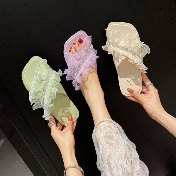 slippers 2021 summer fashion sandals shoes women slipper outdoor flip-flops beach rhinestone lace comfortable female, Black
slippers 2021 summer fashion sandals shoes women slipper outdoor flip-flops beach rhinestone lace comfortable female, Black