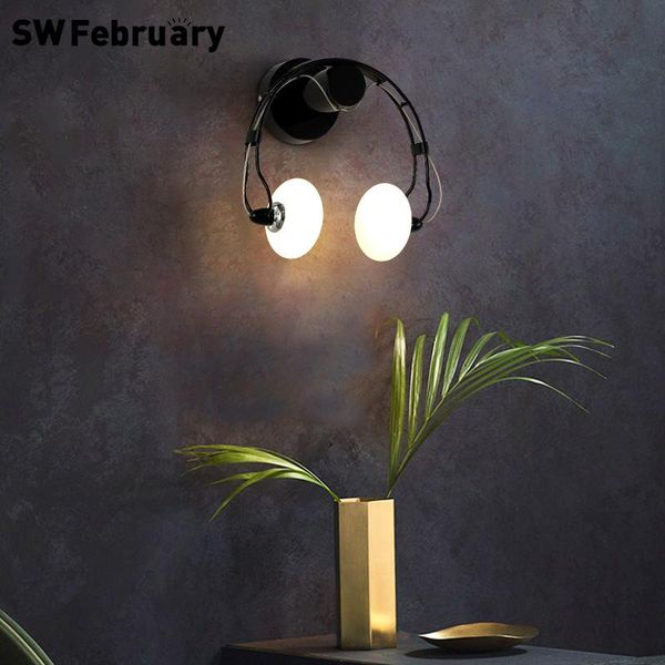 modern bedside wall lighting living room bedroom iron led creative aisle balcony lamp children's earphone 
modern bedside wall lighting living room bedroom iron led creative aisle balcony lamp children's earphone