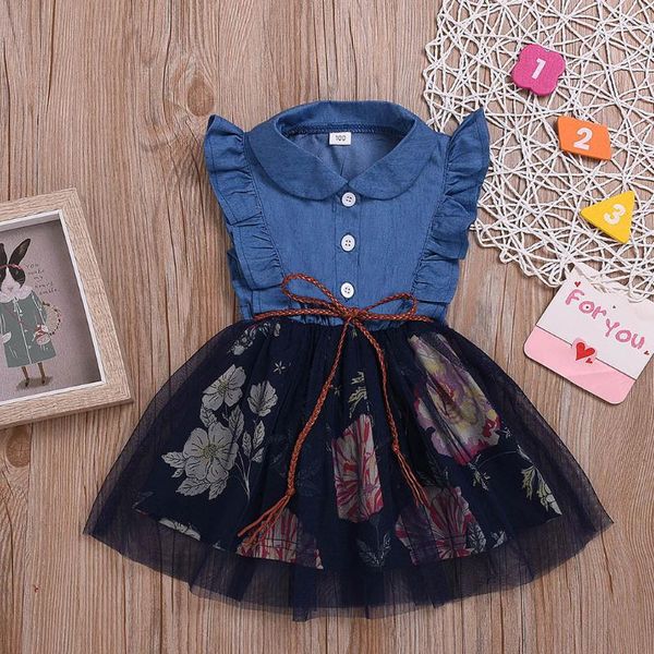 girl's dresses toddler girl dress up costume for kids sleeveless ruffles floral print denim splice tulle prinsessenjurken meisjes, Red;yellow
girl's dresses toddler girl dress up costume for kids sleeveless ruffles floral print denim splice tulle prinsessenjurken meisjes, Red;yellow