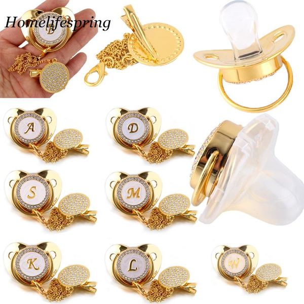 pacifiers# 26 name initial letter baby pacifier & clips bpa silicone infant nipple gold bling born dummy soother gift
pacifiers# 26 name initial letter baby pacifier & clips bpa silicone infant nipple gold bling born dummy soother gift