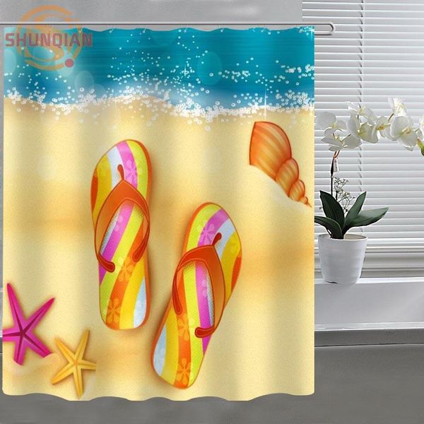 shower curtains beach and slippers curtain eco-friendly modern fabric polyester custom home decor h331k60cm
shower curtains beach and slippers curtain eco-friendly modern fabric polyester custom home decor h331k60cm