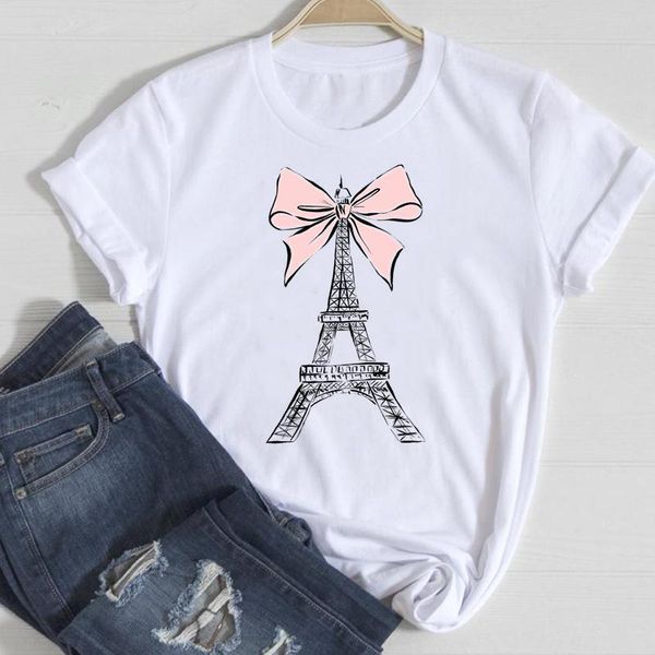 women's t-shirt women watercolor bow funny cute 90s fashion cartoon summer graphic t lady print tee female tshirts clothes, White
women's t-shirt women watercolor bow funny cute 90s fashion cartoon summer graphic t lady print tee female tshirts clothes, White