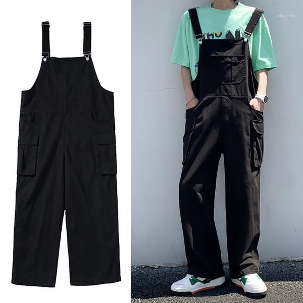 men's pants fashion high waist men romper jumpsuit casual solid black bib streetwear loose suspenders overalls
men's pants fashion high waist men romper jumpsuit casual solid black bib streetwear loose suspenders overalls