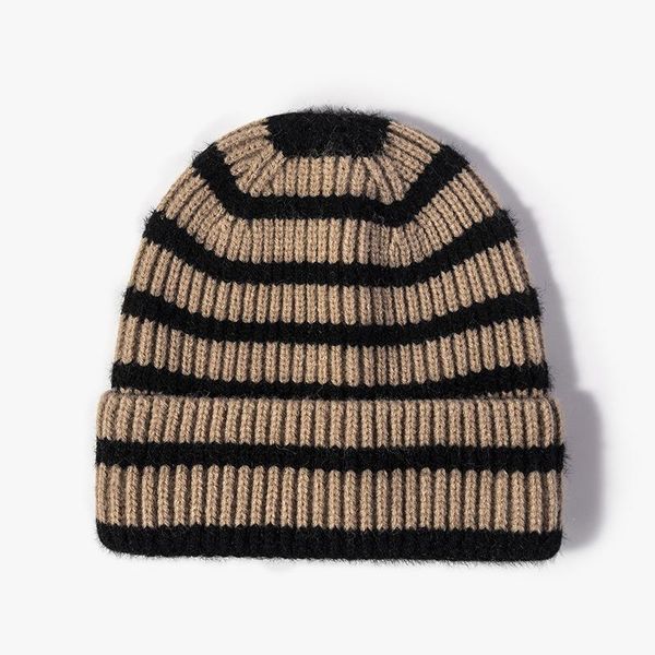 beanies 2021 autumn and winter acrylic striped thicken knitted hat warm skullies cap beanie for men women 155
beanies 2021 autumn and winter acrylic striped thicken knitted hat warm skullies cap beanie for men women 155