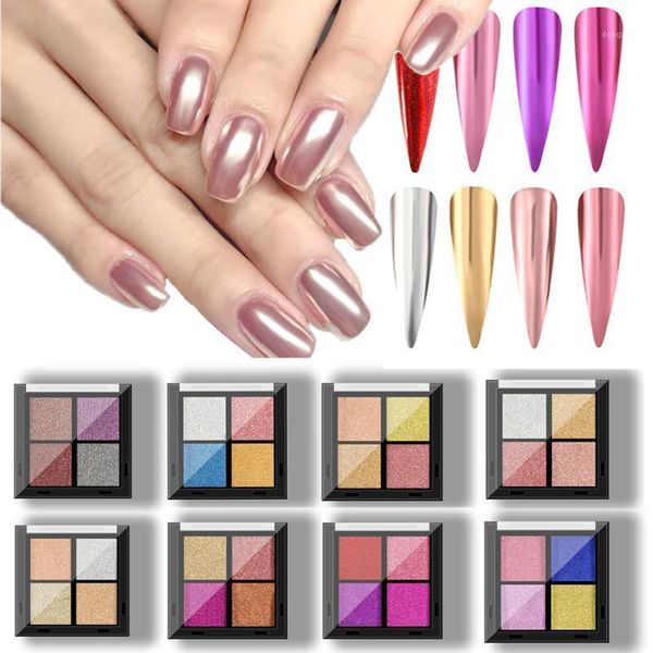 four colors laser nail glitter solid mirror powder chrome pigment rainbow metallic dust uv acrylic tips manicure1, Silver;gold
four colors laser nail glitter solid mirror powder chrome pigment rainbow metallic dust uv acrylic tips manicure1, Silver;gold