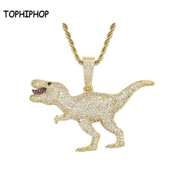 pendant necklaces iphop tyrannosaurus rex dinosaur necklace micro-inlaid zircon hip hop jewelry for men and women, Silver
pendant necklaces iphop tyrannosaurus rex dinosaur necklace micro-inlaid zircon hip hop jewelry for men and women, Silver