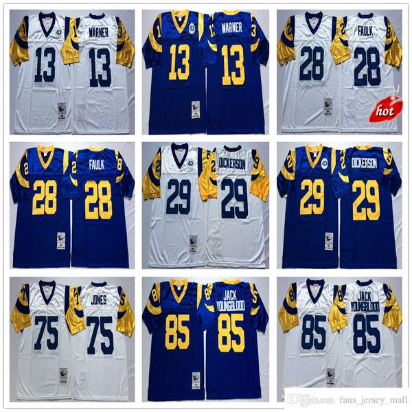 ncaa football 29 eric dickerson jersey 13 kurt warner 28 marshall faulk 75 deacon jones 85 jack youngblood man vintage mitchell ness, Black;red
ncaa football 29 eric dickerson jersey 13 kurt warner 28 marshall faulk 75 deacon jones 85 jack youngblood man vintage mitchell ness, Black;red
