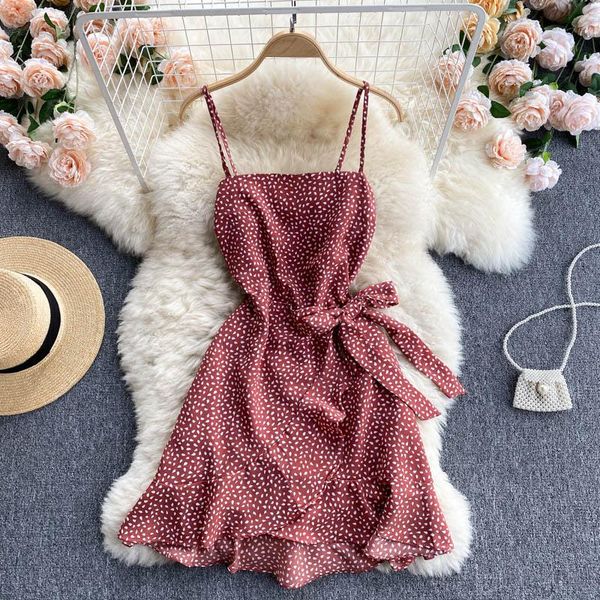 casual dresses ftlzz summer women spaghetti strap floral print dress ladies bow high waist slim mini beach, Black;gray
casual dresses ftlzz summer women spaghetti strap floral print dress ladies bow high waist slim mini beach, Black;gray