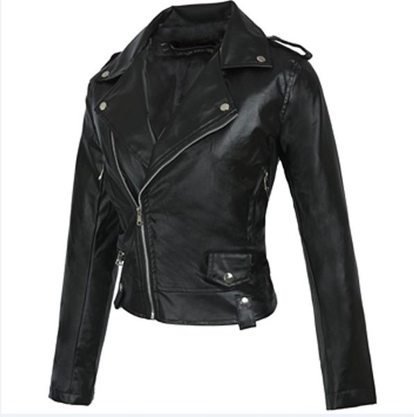 women's leather & faux fashion ladies jacket gothic coats turn-down collar zipper black punk women 2021 winter
women's leather & faux fashion ladies jacket gothic coats turn-down collar zipper black punk women 2021 winter