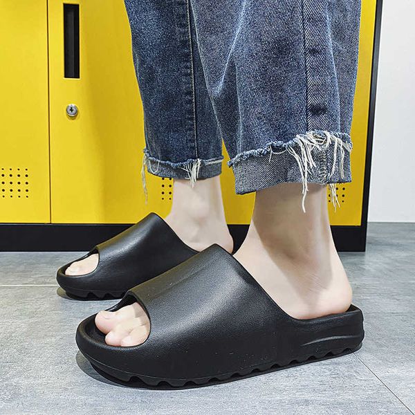 line putian adi coconut fashion trend lovers thick bottom one slippers eva soft sandals yw, Black
line putian adi coconut fashion trend lovers thick bottom one slippers eva soft sandals yw, Black