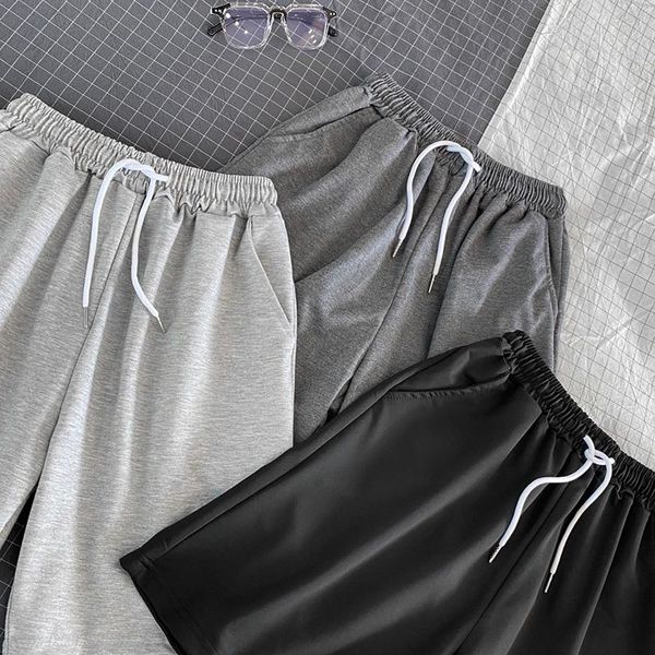 men casual shorts simple male summer solid breathable basic track joggers cozy all-match korean trendy ulzzang chic home daily, White;black
men casual shorts simple male summer solid breathable basic track joggers cozy all-match korean trendy ulzzang chic home daily, White;black