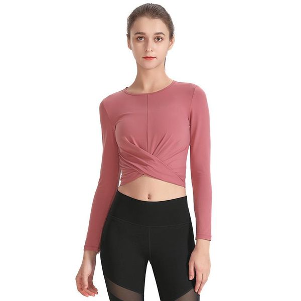 yoga outfits clothes women's sports jacket long-sleeved t-shirt round neck track and field running fitness quick-drying, White;red
yoga outfits clothes women's sports jacket long-sleeved t-shirt round neck track and field running fitness quick-drying, White;red