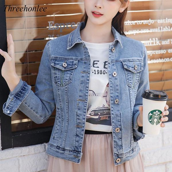 women's jackets plus size spring and autumn denim jacket fashion short slim long sleeve ripped, Black;brown
women's jackets plus size spring and autumn denim jacket fashion short slim long sleeve ripped, Black;brown