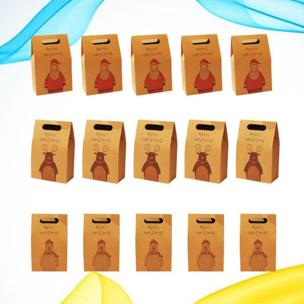 15pcs kraft paper gift bags portable storage pouch christmas elements pattern hand bag for party supplies (elk, santa,bear wrap
15pcs kraft paper gift bags portable storage pouch christmas elements pattern hand bag for party supplies (elk, santa,bear wrap