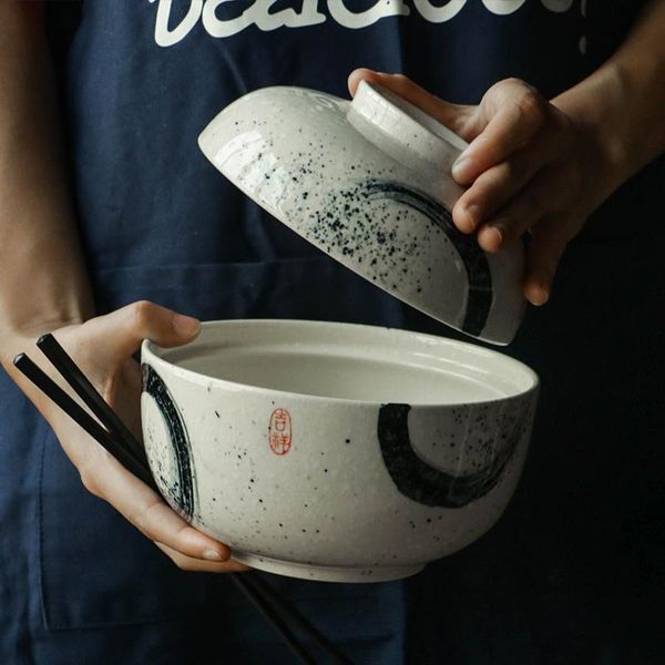 bowls ciotola da 6.5 pollici in ceramica stile giapponese con per la casa