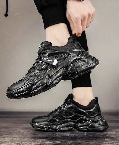 spring and autumn casual daddy shoes men's black breathable thick sole increases fashion
spring and autumn casual daddy shoes men's black breathable thick sole increases fashion