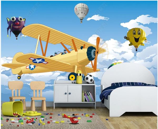 custom p 3d wallpaper blue sky white clouds airplane air balloon cartoon children home decor living room 3d wall murals wallpaper for walls
custom p 3d wallpaper blue sky white clouds airplane air balloon cartoon children home decor living room 3d wall murals wallpaper for walls