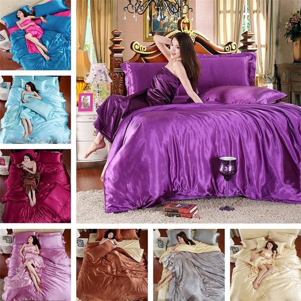 bedding sets luxury silky satin set 3/4pcs soft smoth quit cover with sheet pillowcase purple duvet for bed textile
bedding sets luxury silky satin set 3/4pcs soft smoth quit cover with sheet pillowcase purple duvet for bed textile