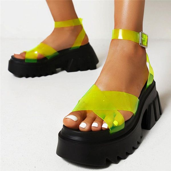 34-43 women's transparent strappy roman gladiator sandals open toe platform chunky party shoes casual creepers, Black
34-43 women's transparent strappy roman gladiator sandals open toe platform chunky party shoes casual creepers, Black