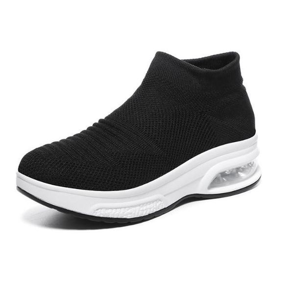 dress shoes 2021 autumn/winter high-socks thick-soled increased women's one-step foot sneakers large size, Black
dress shoes 2021 autumn/winter high-socks thick-soled increased women's one-step foot sneakers large size, Black