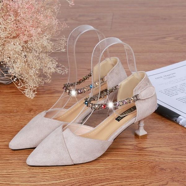 dress shoes 2021 pumps women color rhinestone buckle high heels sandals ankle strap poinet toe ladies y21-63, Black
dress shoes 2021 pumps women color rhinestone buckle high heels sandals ankle strap poinet toe ladies y21-63, Black