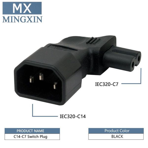 smart power plugs iec 320 c14 for c7 right angle adapter socket c13 3pin male to 2pin female
smart power plugs iec 320 c14 for c7 right angle adapter socket c13 3pin male to 2pin female