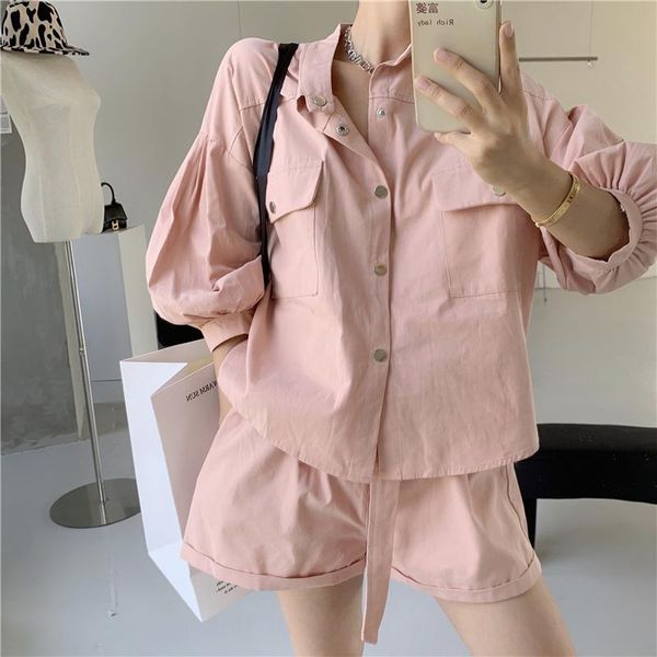 women's tracksuits hzirip 2021 summer women puff sleeve suit pink chic fashion sports all-match korean casual loose two-piece female, Gray
women's tracksuits hzirip 2021 summer women puff sleeve suit pink chic fashion sports all-match korean casual loose two-piece female, Gray