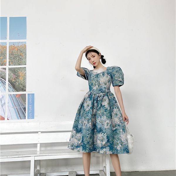 casual dresses oil painting court vintage floral tunic long women puff sleeve summer ball gown short jacquard dikr, Black;gray
casual dresses oil painting court vintage floral tunic long women puff sleeve summer ball gown short jacquard dikr, Black;gray