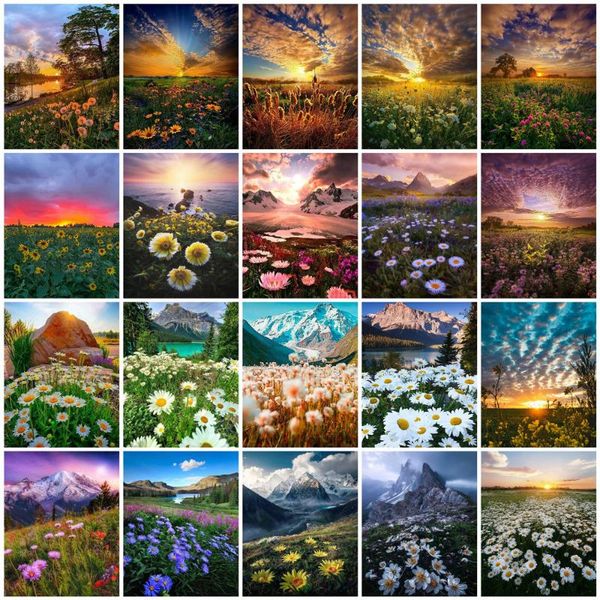 diamond painting huacan 5d embroidery cross stitch flower mountain full square mosaic daisy landscape home decoration
diamond painting huacan 5d embroidery cross stitch flower mountain full square mosaic daisy landscape home decoration