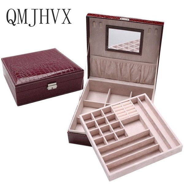 storage boxes & bins qmjhvx double jewellery box for women earring ring cosmetic organizer casket decorations gift
storage boxes & bins qmjhvx double jewellery box for women earring ring cosmetic organizer casket decorations gift