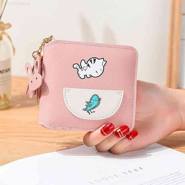wallet cat eats fish tassel women's short cartoon cute zero female student zipper square mini money, Red;black
wallet cat eats fish tassel women's short cartoon cute zero female student zipper square mini money, Red;black