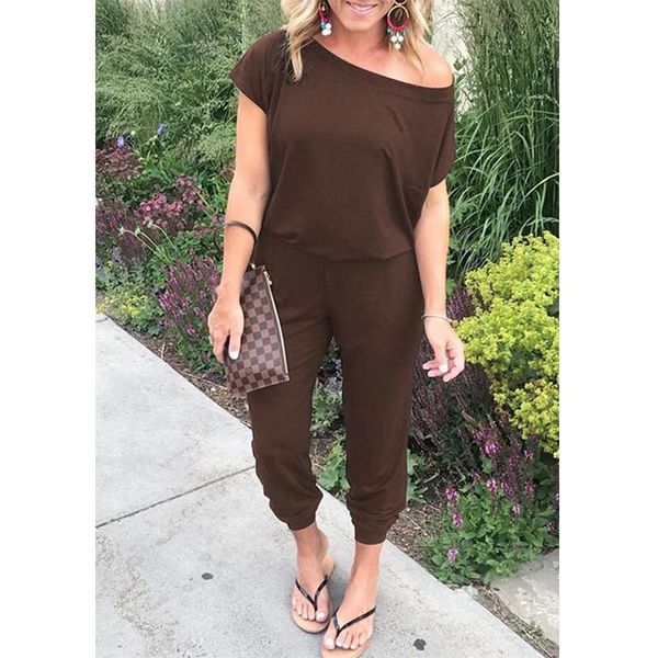 women's jumpsuits & rompers summer beach romper women jumpsuit pockets office one piece overalls casual single shoulder short sleeve la, Black;white
women's jumpsuits & rompers summer beach romper women jumpsuit pockets office one piece overalls casual single shoulder short sleeve la, Black;white